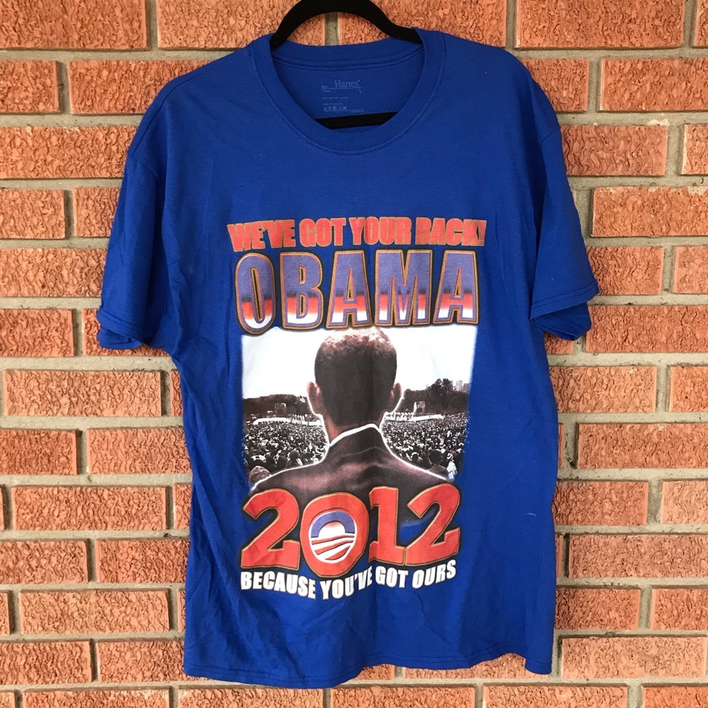 Obama tee size Large